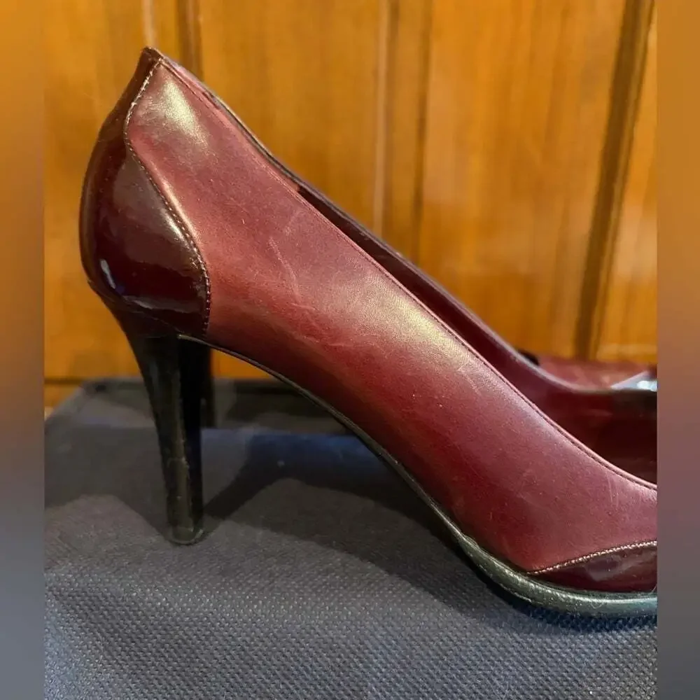 Bruno Magli Deep Red Heels